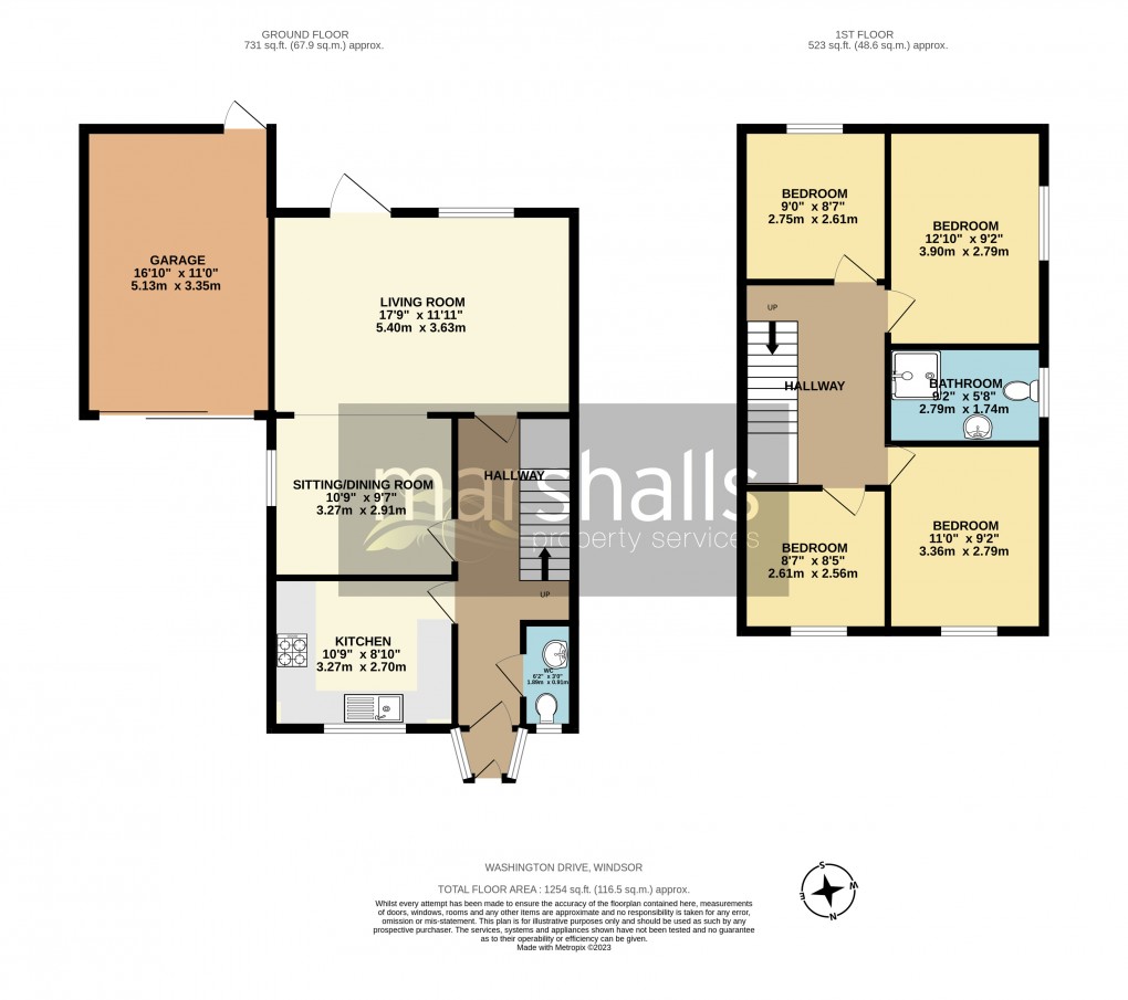 Floorplan for Washington Drive, Windsor