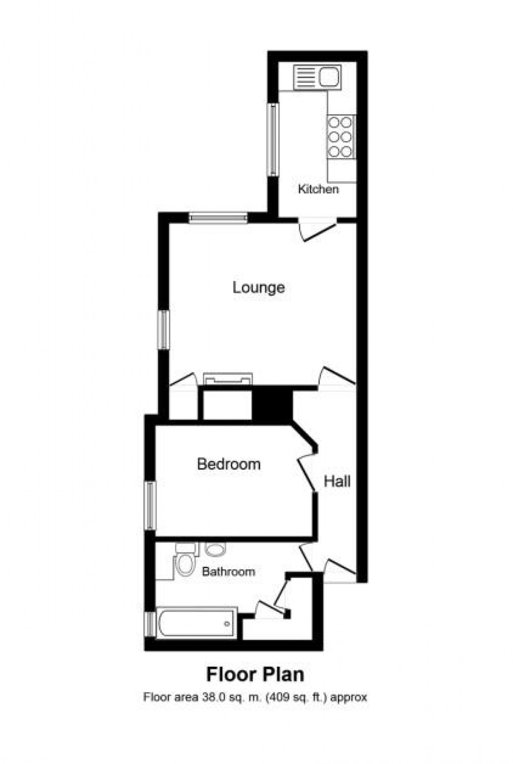 Floorplan for Prince Consort Cottages, Windsor