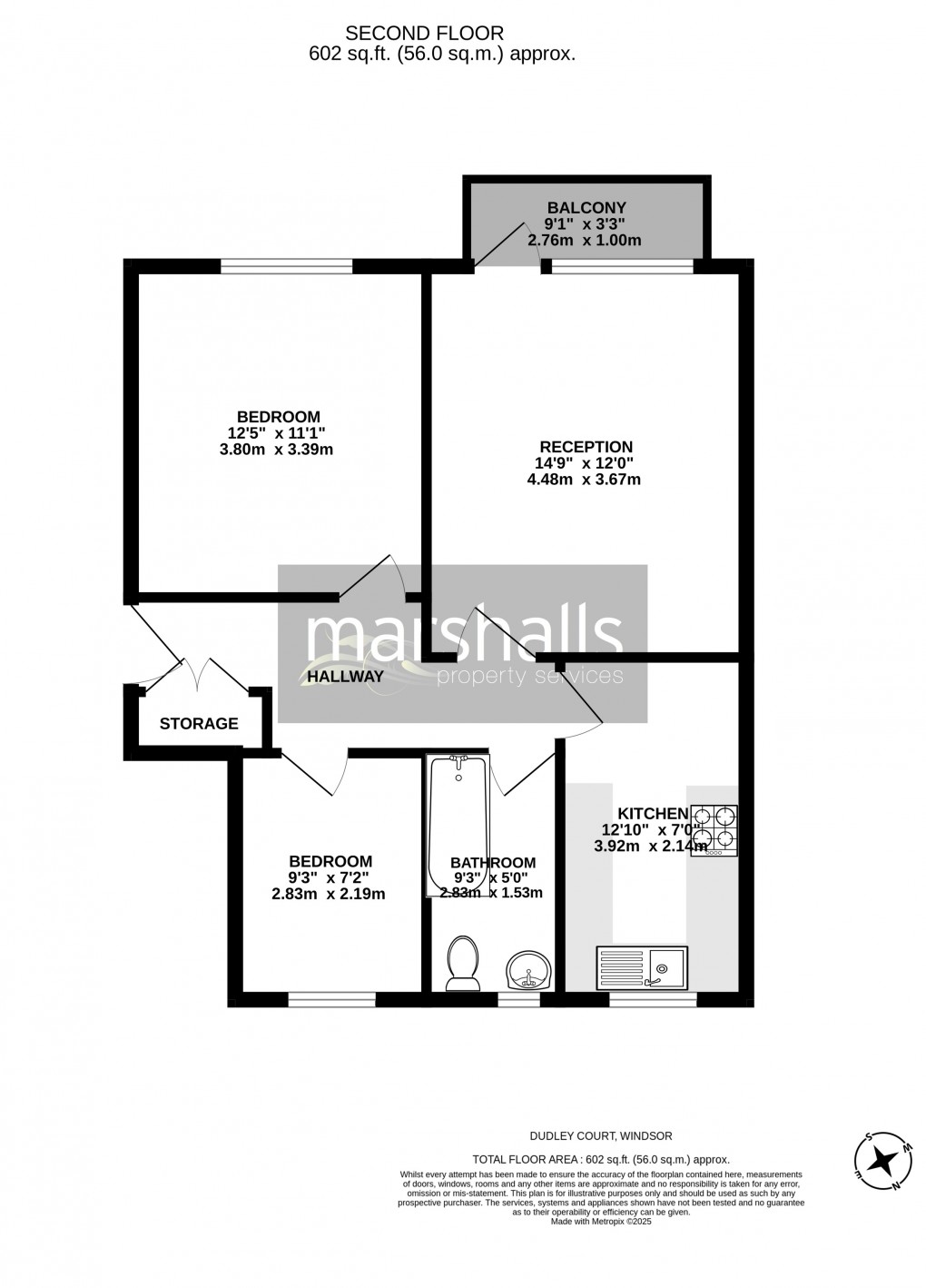 Floorplan for Dudley Court, Windsor