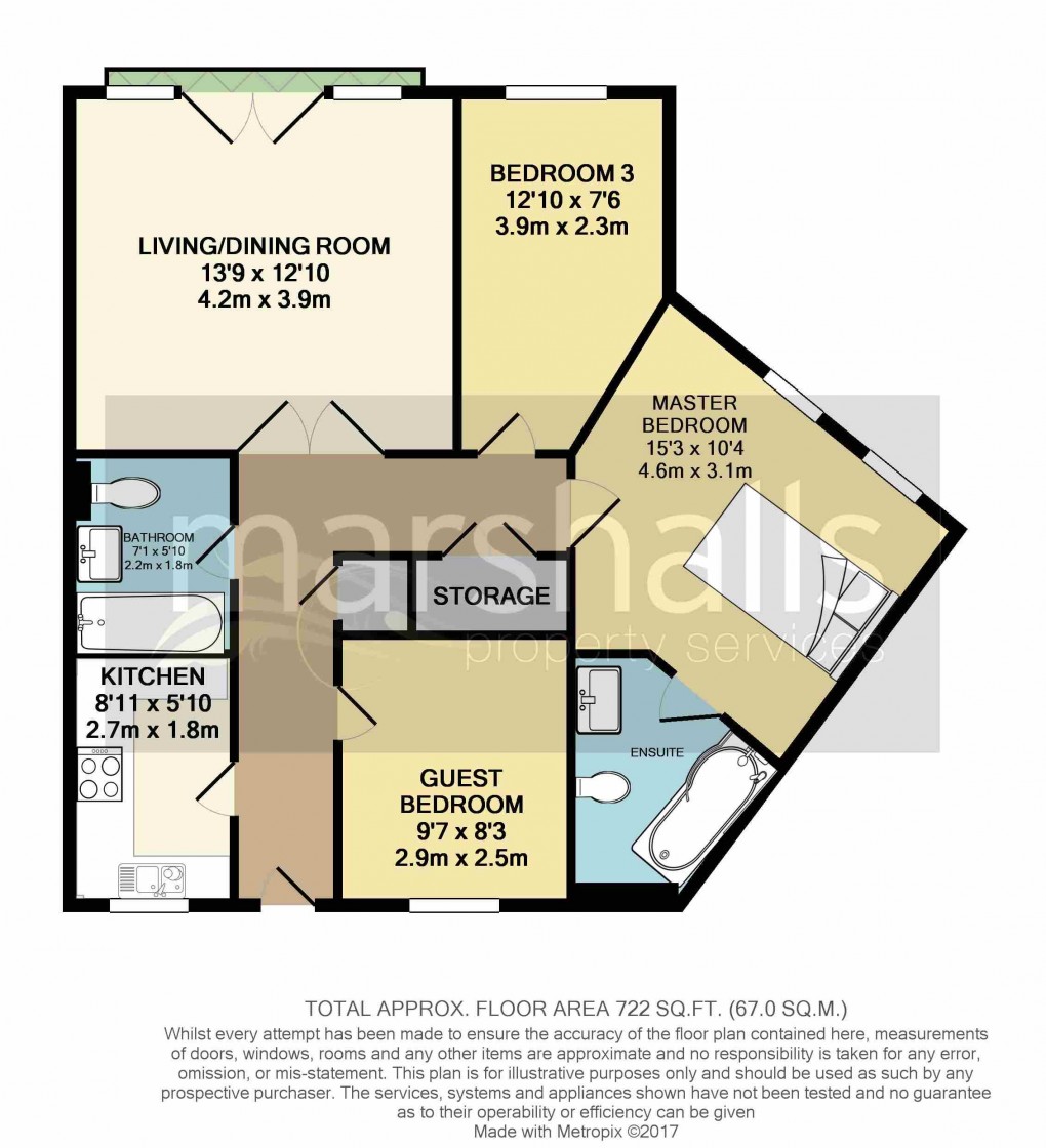 Floorplan for Knights Place, Windsor