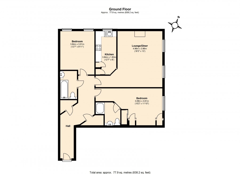 Floorplan for Wellington Lodge, Winkfield