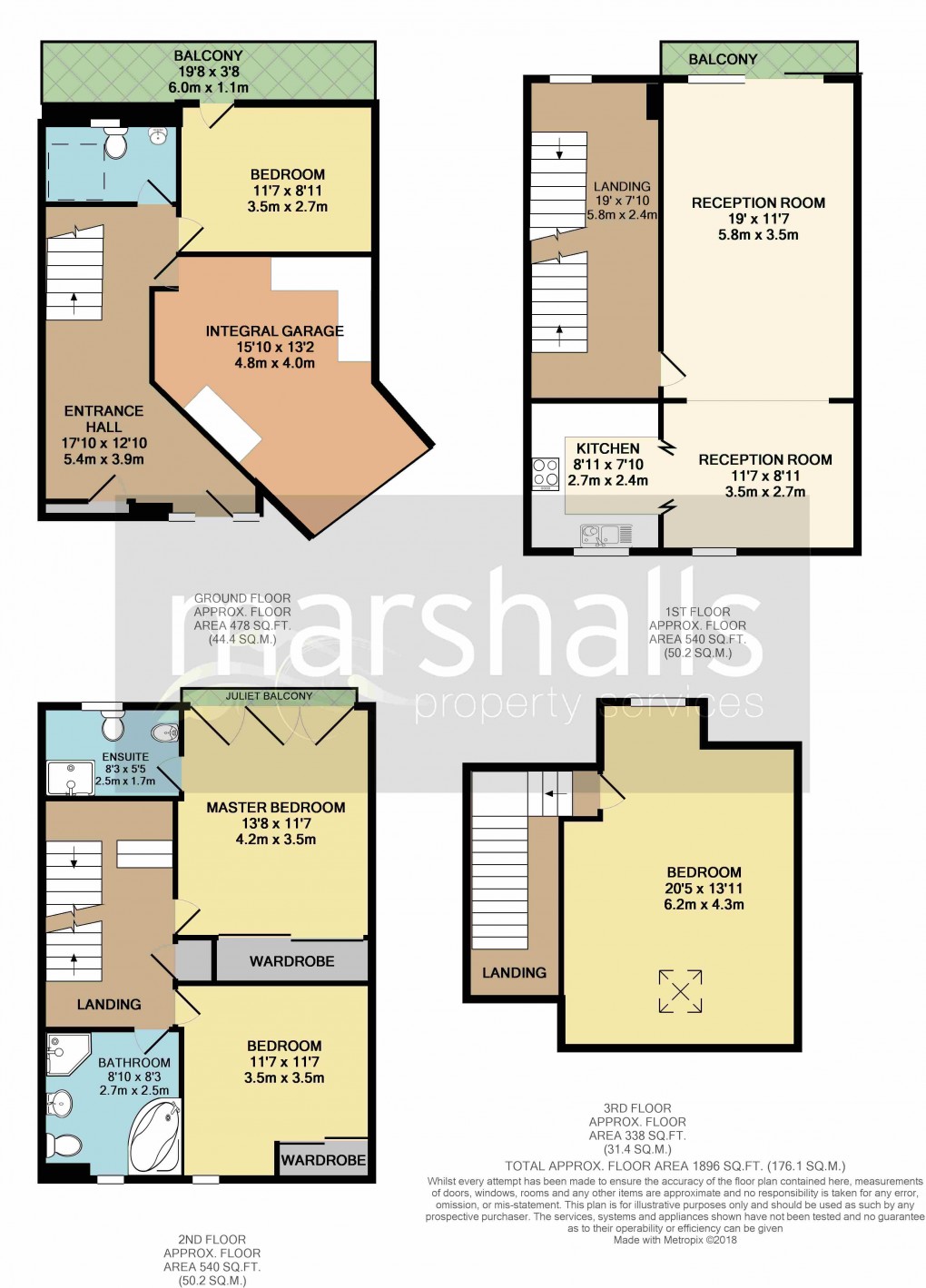 Floorplan for Chantry Place, Eton