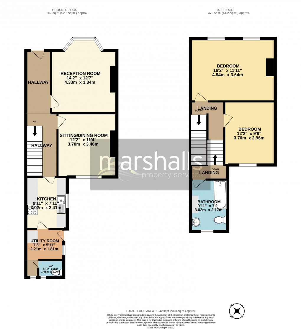 Floorplan for Grove Road, Windsor 