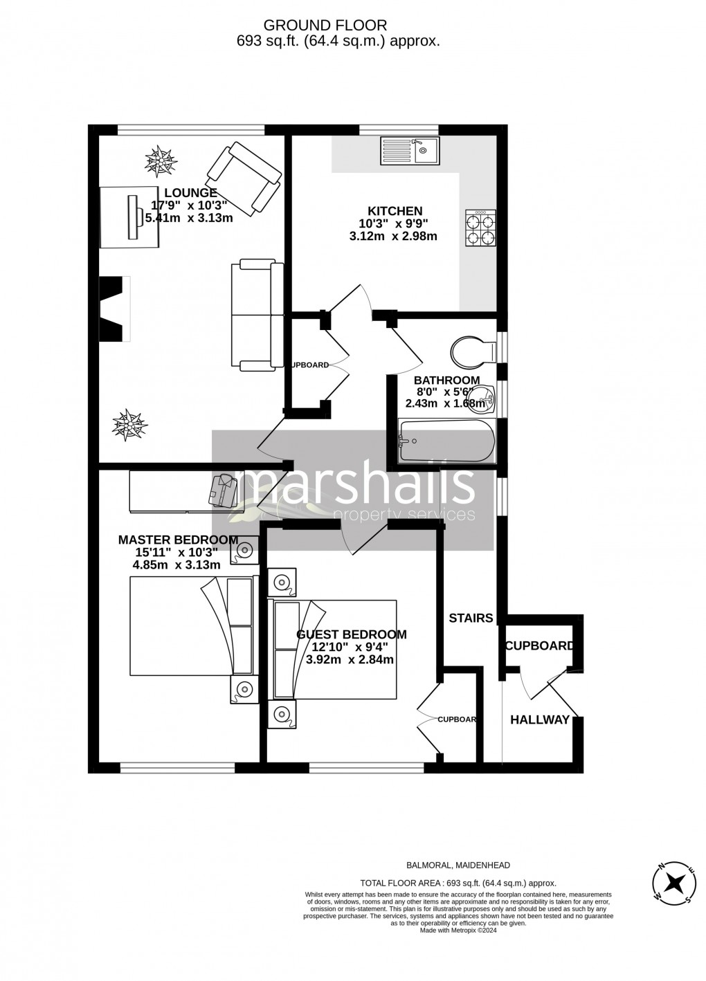 Floorplan for Balmoral, Maidenhead