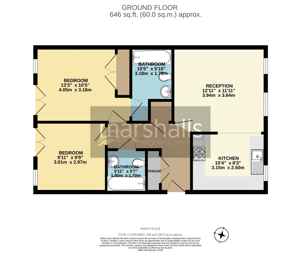 Floorplan for Knights Place, Windsor