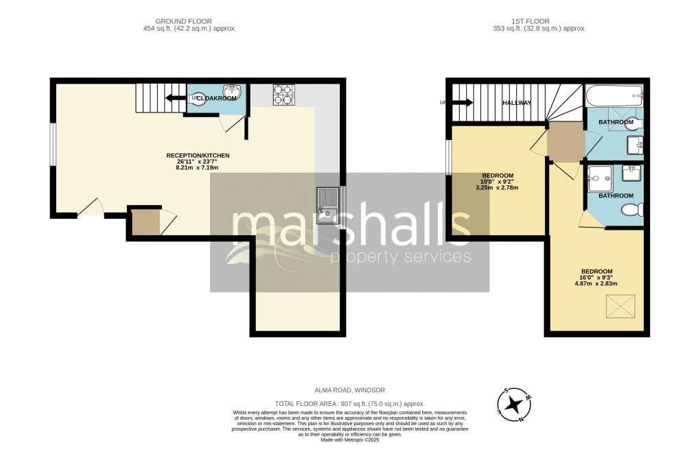 Floorplan for Alma Road, Windsor