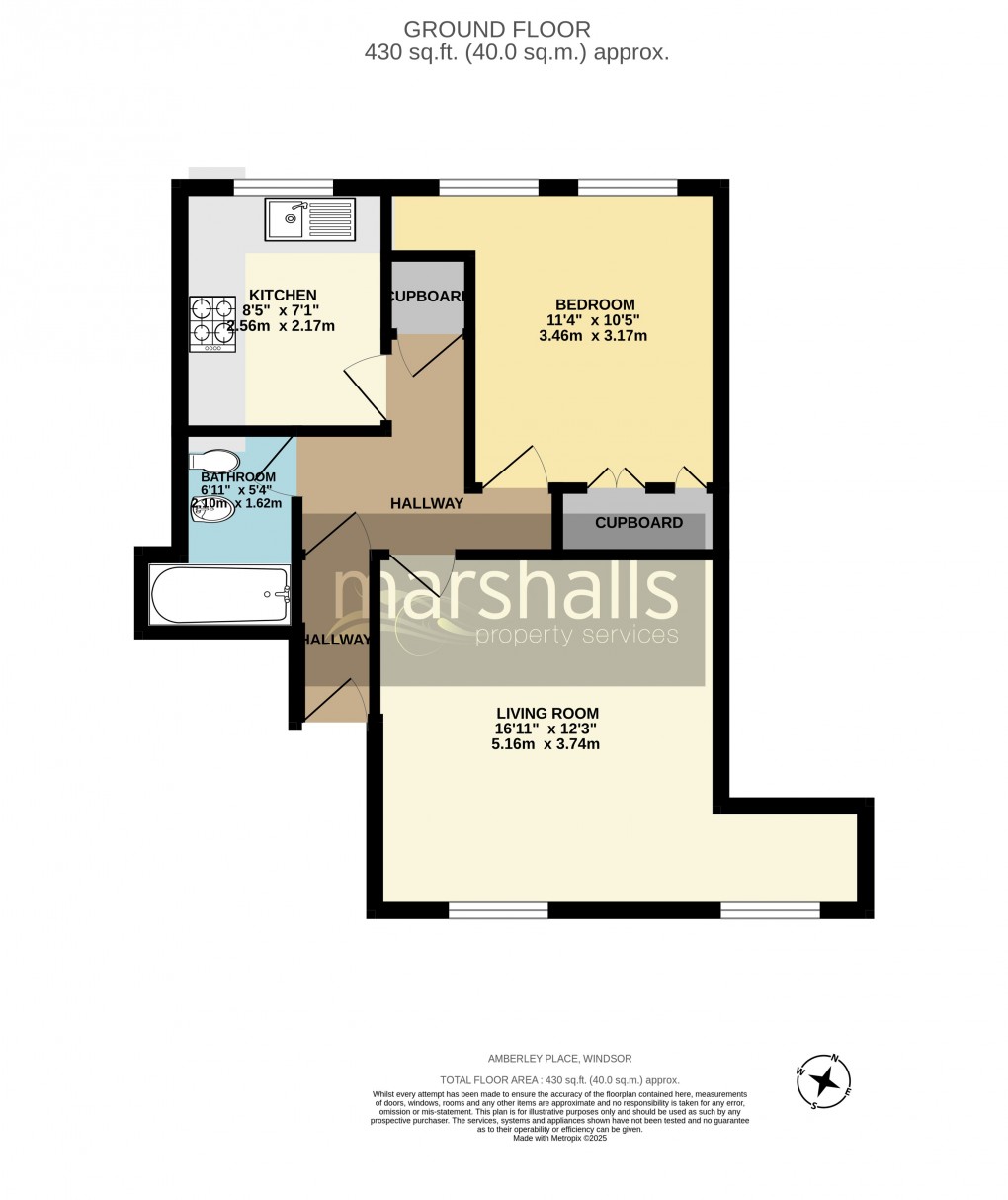 Floorplan for Amberley Place, Windsor