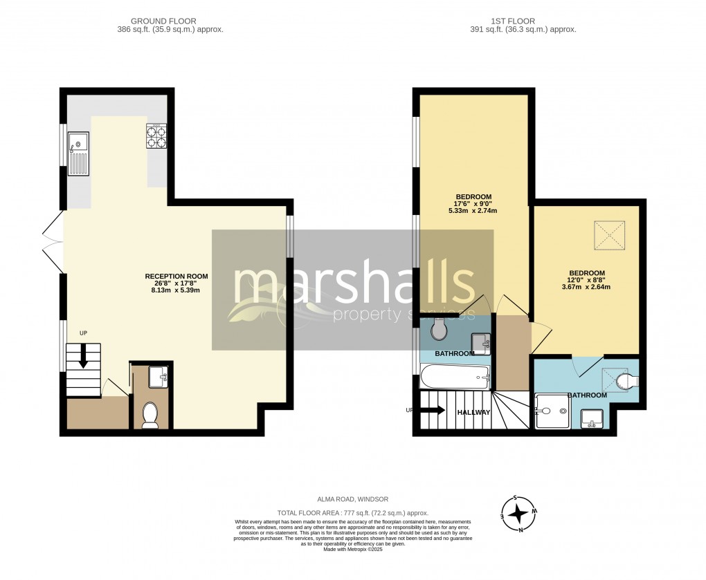 Floorplan for Alma Road, Windsor
