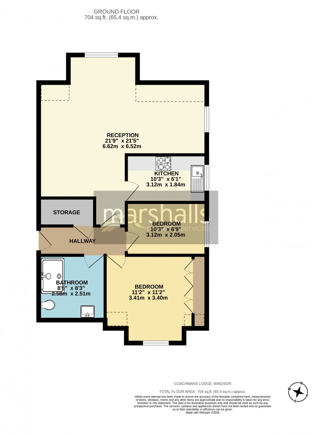 Floorplan for Coachmans Lodge, Windsor